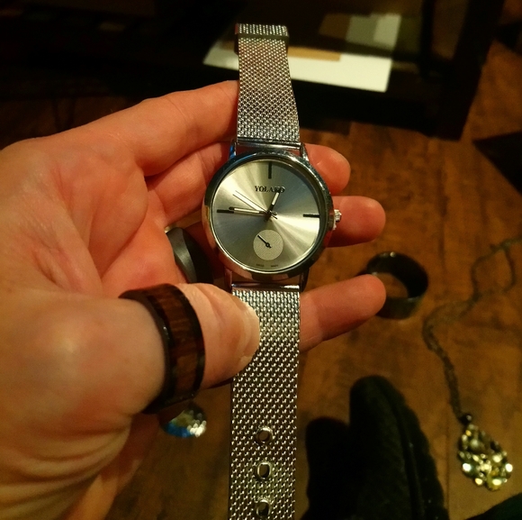 Statement Jewelry: 2 Necklaces, 2 Bracelets, Watch - Picture 4 of 7